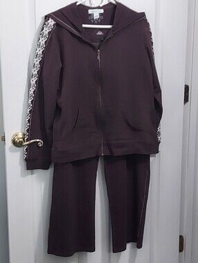 Style & Co. 2Pc. Brown Track Suit